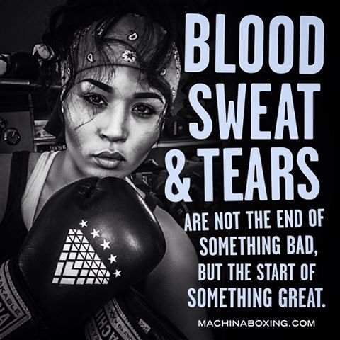 @kalieshawildwest had some fun with your photo. Hope you like. #wildwest #bloodsweattears #machinaboxing