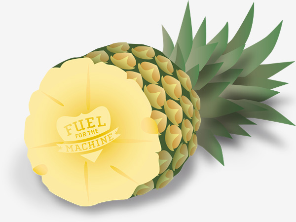 PINEAPPLE = FIGHT FUEL